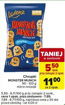 Carrefour Chrupki MONSTER MUNCH oferta
