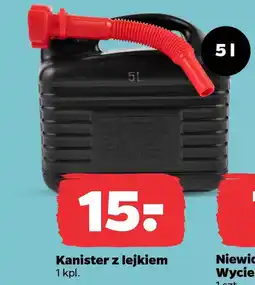 Kanister z lejkiem