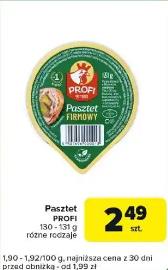 Carrefour Pasztet PROFI oferta