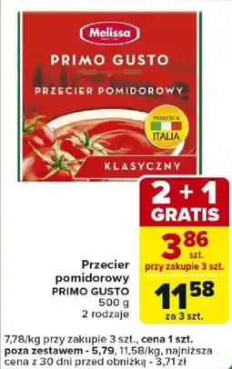 Carrefour Przecier pomidorowy PRIMO GUSTO oferta