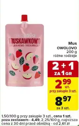 Carrefour Mus OWOLOVO oferta