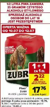 Carrefour Express Piwo Żubr 1768 oferta