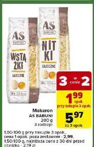 Carrefour Express Makaron nitki As-Babuni oferta