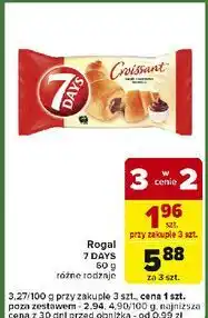 Carrefour Express Croissant z nadzieniem o smaku kakaowym 7 Days oferta