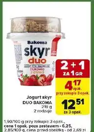 Carrefour Express Jogurt duo truskawka z granolą Bakoma Skyr oferta