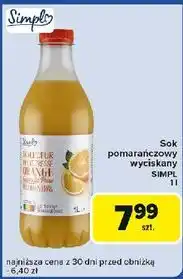 Carrefour Express Sok pomarańczowy Simpl oferta