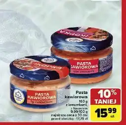 Carrefour Pasta kawiorowa z łososiem Vodnyj Svit oferta