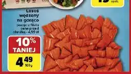 Carrefour Łosoś wędzony na gorąco oferta