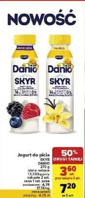 Carrefour Jogurt skyr owoce leśne Danone Danio oferta