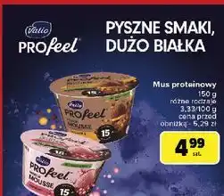 Carrefour Mus proteinowy czekolada pomarańcza Valio Profeel oferta