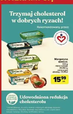 Carrefour Margaryna 100% roślinna Benecol oferta