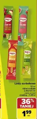 Carrefour Lody jabłko-wiśnia Hortex oferta