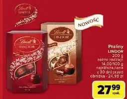 Carrefour Praliny tiramisu Lindt Lindor oferta