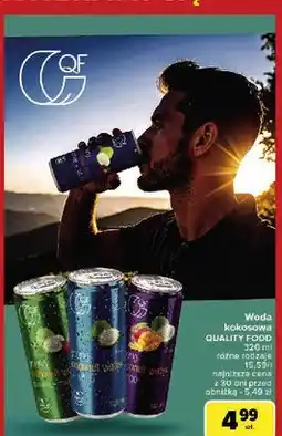 Carrefour Woda kokosowa z guaraną Qf oferta