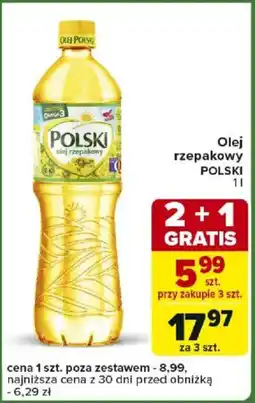 Carrefour Olej rzepakowy POLSKI oferta