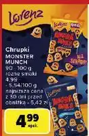 Carrefour Chrupki serowe Lorenz Monster Munch oferta