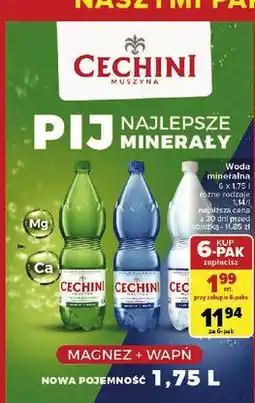Carrefour Woda gazowana Muszyna Cechini oferta