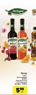 Carrefour Syrop pomarańczowy Herbapol oferta