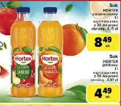 Carrefour Sok pomarańczowy Hortex oferta
