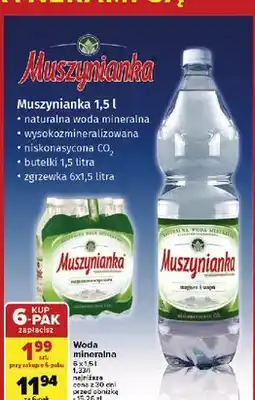 Carrefour Woda niegazowana Muszynianka oferta