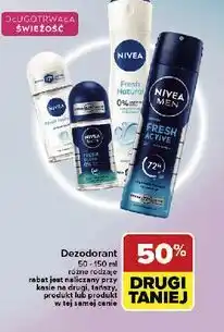 Carrefour Antyperspirant Nivea Fresh Natural oferta