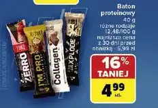 Carrefour Baton proteinowy z malinami i czekoladą Olimp Sport Nutrition Mr Zerro oferta