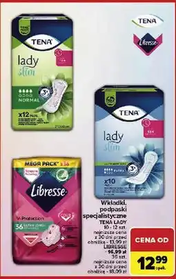 Carrefour Wkładki ultra long wing Libresse oferta