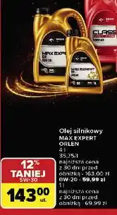 Carrefour Olej silnikowy max expert 0w-20 Orlen Oil oferta