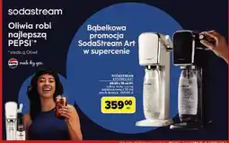 Carrefour Urządzenie art white + butelka nabój Sodastream oferta