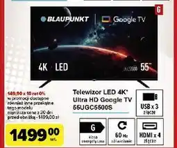 Carrefour Telewizor 55'' 55ugc5500s Blaupunkt oferta
