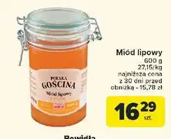 Carrefour Miód lipowy nektarowy Polska Gościna oferta