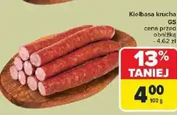 Carrefour Kiełbasa krucha Gs oferta