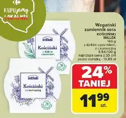 Carrefour Ser wegański kościński z czarnuszką Millek oferta