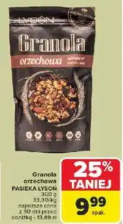 Carrefour Granola orzechowa Łysoń (Lyson) oferta