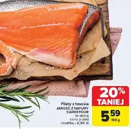 Carrefour Łosoś filet ze skórą Jakość Z Natury Carrefour oferta