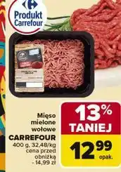 Carrefour Mięso mielone wołowe Carrefour Targ Świeżości oferta