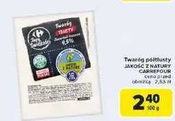 Carrefour Twaróg tłusty Carrefour Targ Świeżości oferta