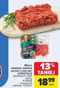 Carrefour Mięso mielone wołowe Carrefour Targ Świeżości oferta