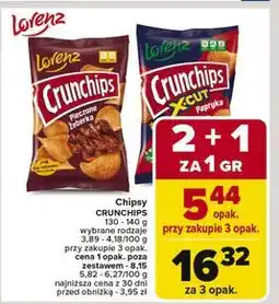 Carrefour Chipsy paprykowe Crunchips X-Cut oferta