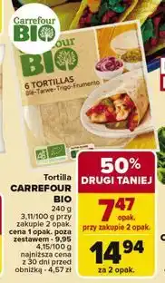 Carrefour Tortilla pszenna Carrefour Bio oferta