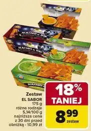 Carrefour Chipsy nacho + dip pikantna salsa El Sabor oferta