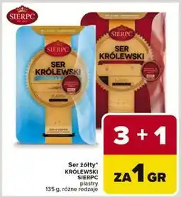 Carrefour Ser zółty królewski plastry Sierpc oferta