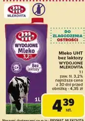 Carrefour Mleko bez laktozy 3.2% Mlekovita Wydojone oferta