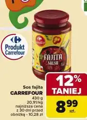 Carrefour Sos salsa fajitas Carrefour oferta