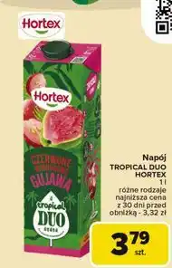 Carrefour Napój czerwone winogrono-gujawa Hortex oferta