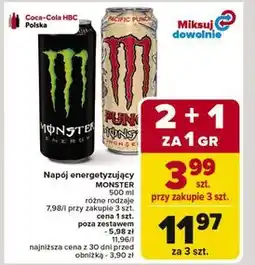 Carrefour Napój energetyczny Monster Energy Pacific Punch oferta