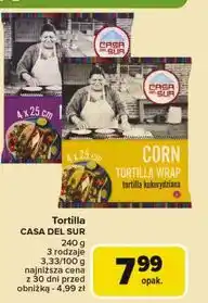 Carrefour Tortilla wieloziarnista Casa Del Sur oferta