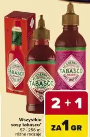 Carrefour Sos tabasco sriracha Develey oferta