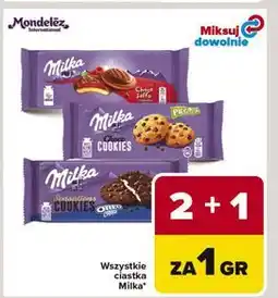 Carrefour Ciasteczka z nadzieniem oreo Milka Cookies Sensations oferta