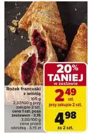 Carrefour Rożek z wiśniami oferta